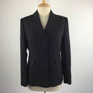 Giorgio Sant’ Angelo black and white pinstripe blazer. Vintage 80’s? Siz…